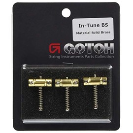 GOTOH Telecaster Bridge Saddle, Set of 3, Brass (PSS-ITB) In-TuneBS
