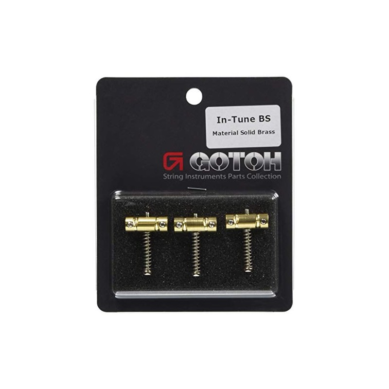GOTOH Telecaster Bridge Saddle, Set of 3, Brass (PSS-ITB) In-TuneBS