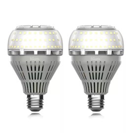 SGLEDS 2 Pack 22W LED Light Bulb 200W Equiv.4000lm 5000K Clear White For Home Lighting