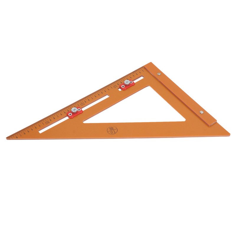 Rafter Square Multi Functional Drilling Positioning Triangle Ruler Carpenter Measuring