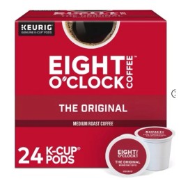Eight O'Clock Original Medium Roast Coffee Pods - 24ct (2 Pack)