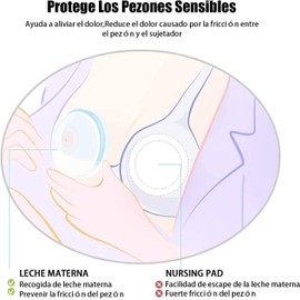 Conchas para el Pecho, Vasos de Lactancia, Protector de Leche, Protegen los Pezones Doloridos para Amamantar, Recogen las Fugas de Leche Materna Mientras Amamanta, PP de Grado Alimenticio sin BPA Regalos para Mamá(Juego de 2)