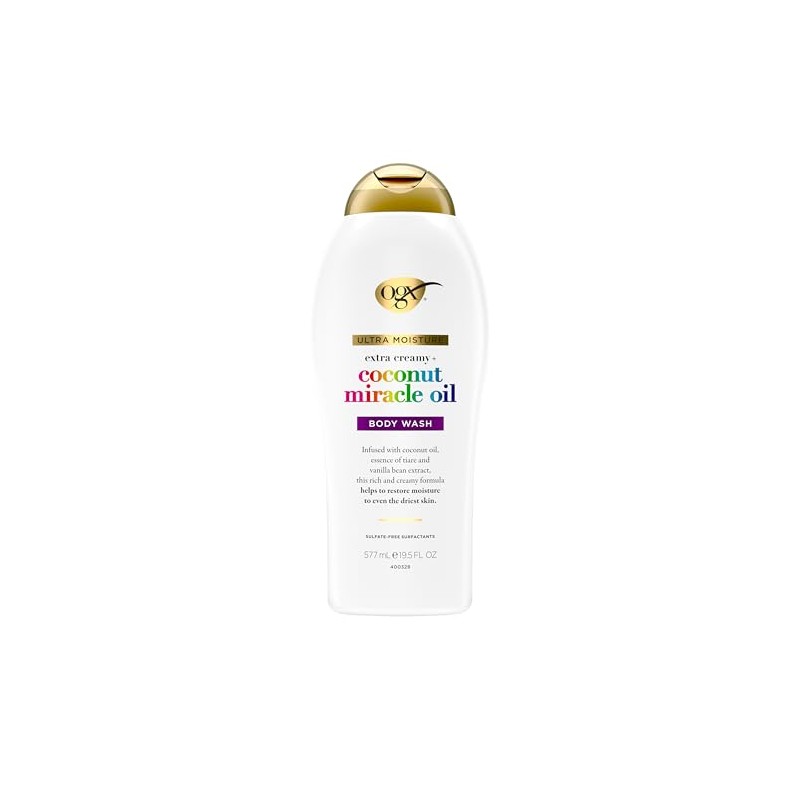 OGX, Body Wash Humectante de Aceite de Coco, 577 ml