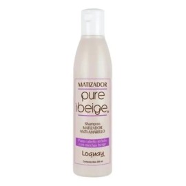 Loquay Pure Beige Shampoo Matizador 250 Ml  Purple Beige Toning Shampoo                                                                               