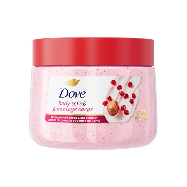 Dove Dove Pomegranate& Shea Butter Body Scrub Exfoliates and Deeply