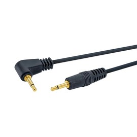 Fuji Parts Audio Cable 2.5mm Mono Ultra Mini Male to 2.5mm Mono Ultra Mini Plug (Male) Cable 3.3 ft (1 m) (L Plug to Straight Plug) FNT-M225S-L10
