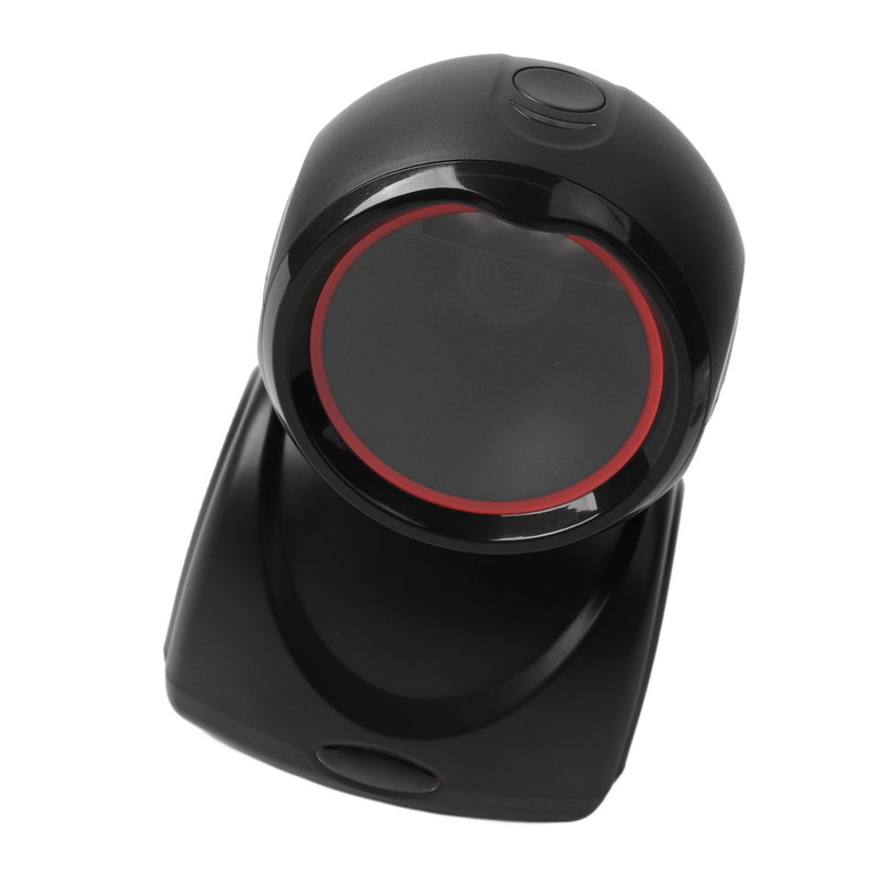 QR Barcode Scanner Omnidirectional Hands Free Automatic Sensing Barcode Scanner