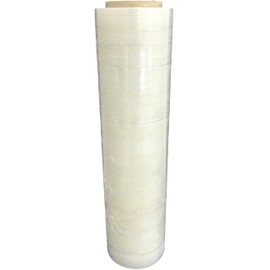 1 Roll Pallet Wrap Stretch Film, Industrial Strength Hand Stretch Wrap, 18" by 1,500 FT, 80 Gauge
