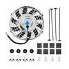 7 Inch Chrome Slim Push Pull Electric Radiator Cooling Fan