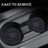 MEAJOO 2-Piece Car Cup Holder Insert – 2.75 Inch Non-Slip