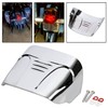 SHMTOOL Chrome ABS Plastic Taillight Cover without Slots Rear Tail