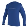 O'Neill Wetsuits Men's Basic Skins Long Sleeve Rash Vest, Pacific,
