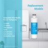 AQUA CREST LT1000PC ADQ747935 Refrigerator Water Filter and Air Filter,
