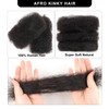 Human Hair Afro Kinky Bulk for Dreadlock Hair Extensions 30g/bundle