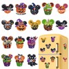 16 Pcs Halloween Mouse Diamond Painting Magnets