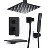 RTOBWEYE 8 Inch Shower Faucet Set, Ceiling Mounted Rainfall Shower