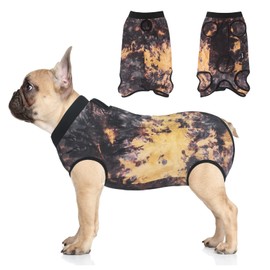 Jiupety Dog Recovery Suit (Tie Dye, M)