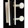 Beisen Aluminm Double Thumb Screw Turn Patio Sliding Door and