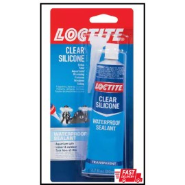 Loctite Silicone Waterproof Multipurpose Adhesive Sealant 2.7 Oz. Clear Tube (Each)