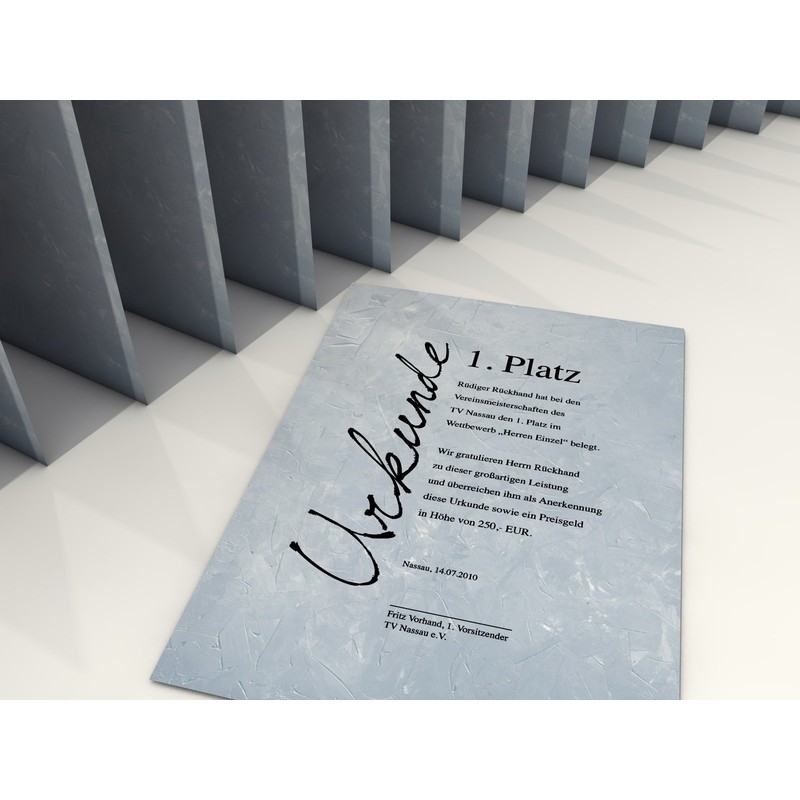 Certificate Paper "Structure Blue" 50 Sheets | Universal | for
