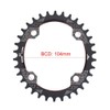 Topiky Bicycle Chainring, Aluminium Alloy Bicycle Oval Sprocket with Unique