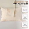 2-Pack Deluxe Organic Cotton Pillow Protectors Queen Size - Certified