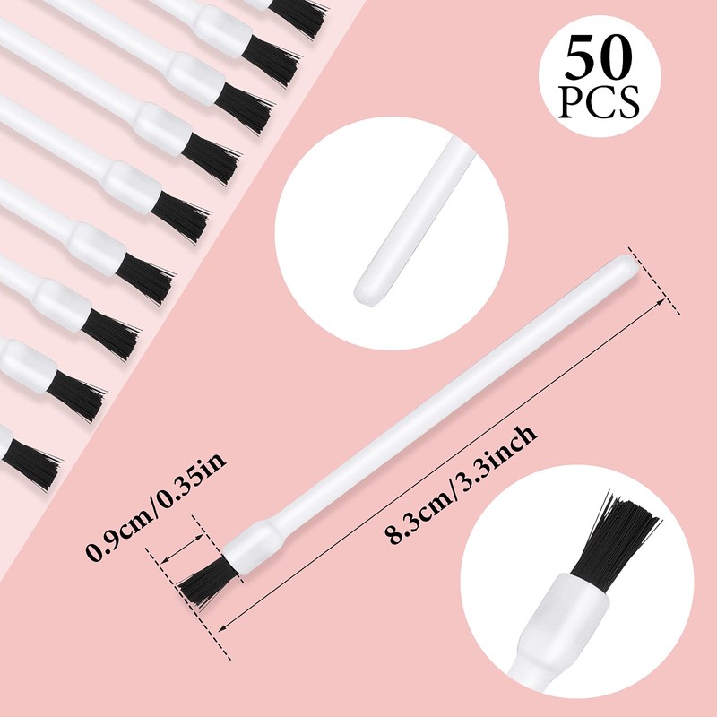 50 Pcs Disposable Lip Brushes Nail Polish Brushes Lip Gloss