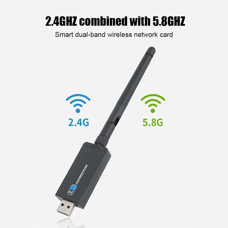 RTL8821 600M Dual Band WIFI Bluetooth 4.0 AC USB Wireless