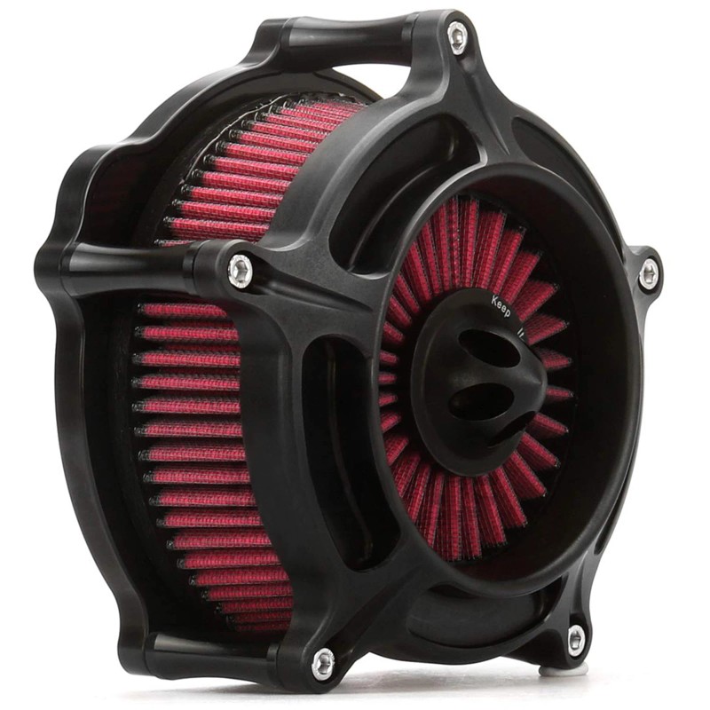 Turbine Style High Flow Air Cleaner Intake System for Harley