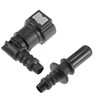X AUTOHAUX 9.89mm SAE to 10.5mm 90 Degree Fuel Line