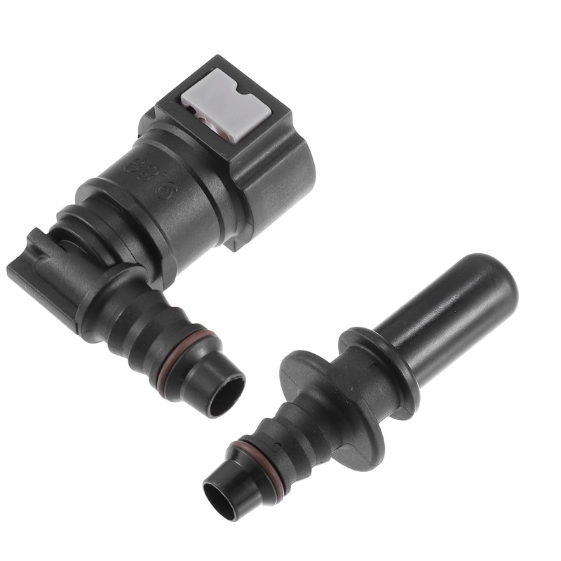 X AUTOHAUX 9.89mm SAE to 10.5mm 90 Degree Fuel Line