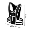 Hsthe Sea Lightweight Mens Running Vest, Adjustable Straps Reflective Running