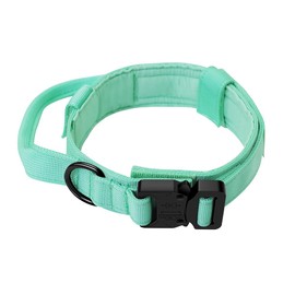 BUYTER Reflective Nylon Tactical Dog Collar Military Adjustable Durable for Large German Shepherd Outdoor Working Training Walking with Leash (XL, Green)