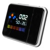 Indoor Projection LED Clock Thermometer Hygrometer Weather Forecast Snooze Perpetual