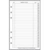 Compact Size To Do List Planner Insert,Sized and Punched for