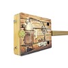"The Moonshiner" 3-string Illustrated Cigar Box Guitar - Beautiful Original