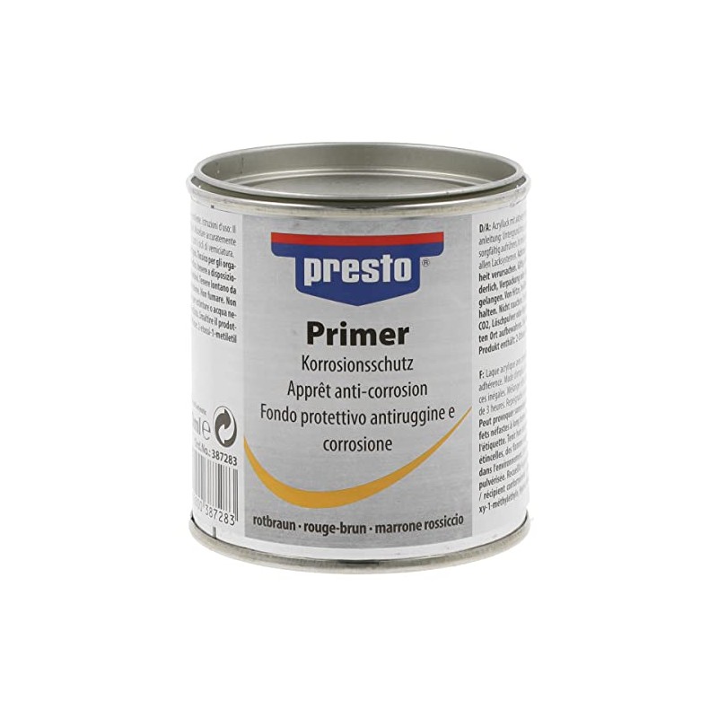 Presto 387283 Primer, 200 ml, Red/Brown