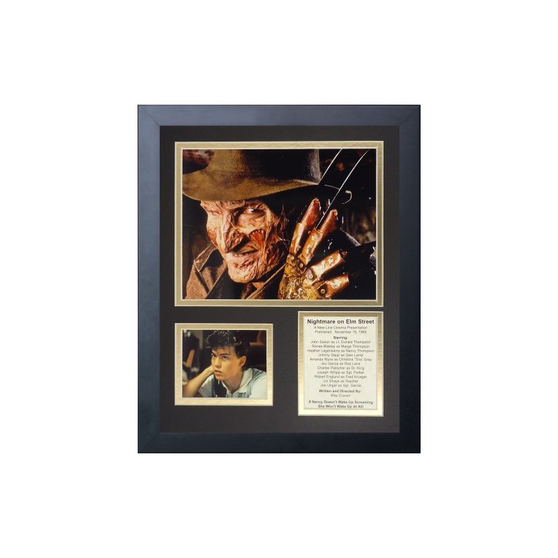 Legends Never Die "Nightmare on Elm Street Framed Photo Collage,