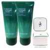 Innisfree Green Tea Ceramide Cream Tube 80ml x 2 + Play Green Cosmetic Pouch (Green) / 이니스프리 그린티 세라마이드 크림 튜브 80ml 2개+플레이그린 화장품 파우치(그린)