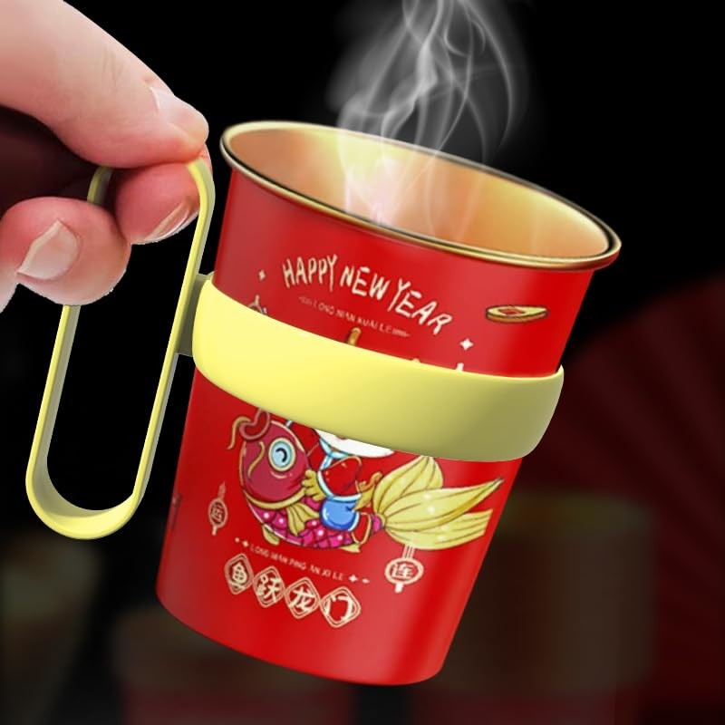 Hosoncovy 10 Pcs Cup Holders with Handle, Paper Cup Holder,