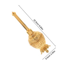 FUNOMOCYA Elegant Holy Water Bottle Exquisite Prayer Container for Baptism Church Decor Versatile Use for Religious Ceremonies Spiritual Practices