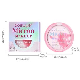 Pink Matte Air Makeup Setting Balm is light and creamy to brighten skin tone - Volume: 3pcs