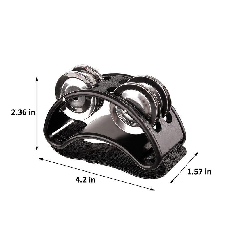 Rigych 2 pcs Rhythm Finger Shaker & 2 pcs Foot