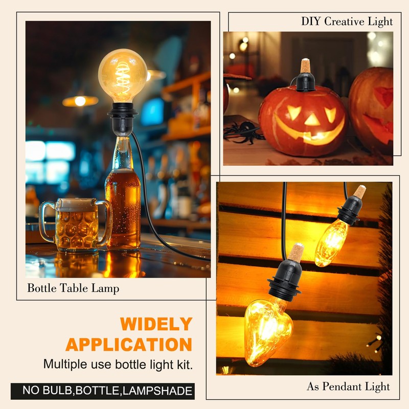 Lamp Kits Do it Yourself, DIY Bottle Lamp Kit, 240cm