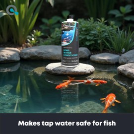 AquaDoc Fish Pond Water Conditioner - 32oz - Pond Dechlorinator for Outdoor Ponds - Made in USA