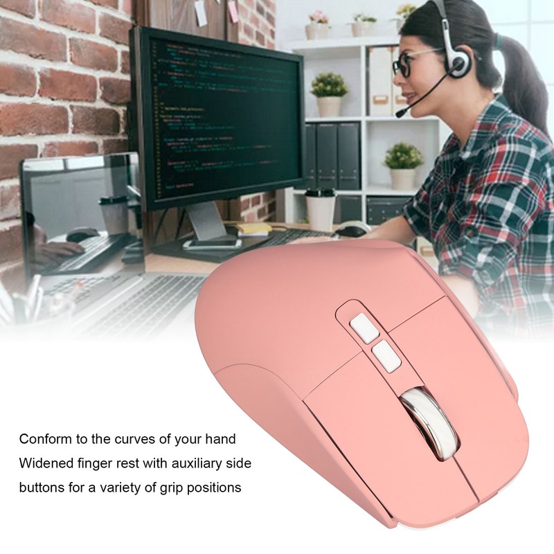 Vertical Ergonomic Mouse 2.4G Multi Function Button Rechargeable Wireless Mouse