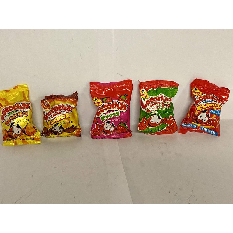 Beny Locochas Hard Sugar Candy with chili powder center MIX