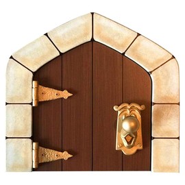 Fairy Doors Wooden Handmade Crafts Miniature Doors for Fairies Elves Garden Art Home Decoration
