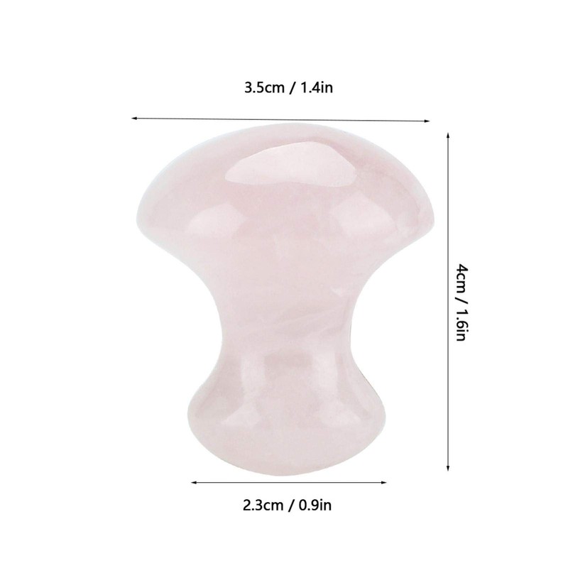 Pwshymi Massage Crystal Stone Natural Rose Quartz Crystal Massage Stone