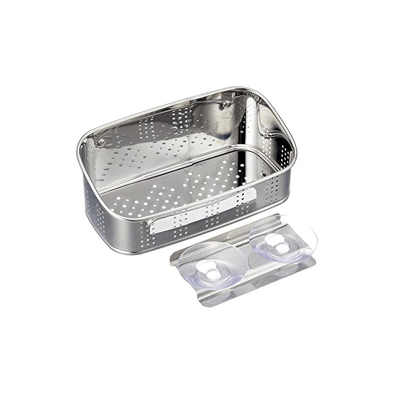 Pearl Metal HB-1652 Sponge Scrubber Rack, Large, Stainless Steel, Made